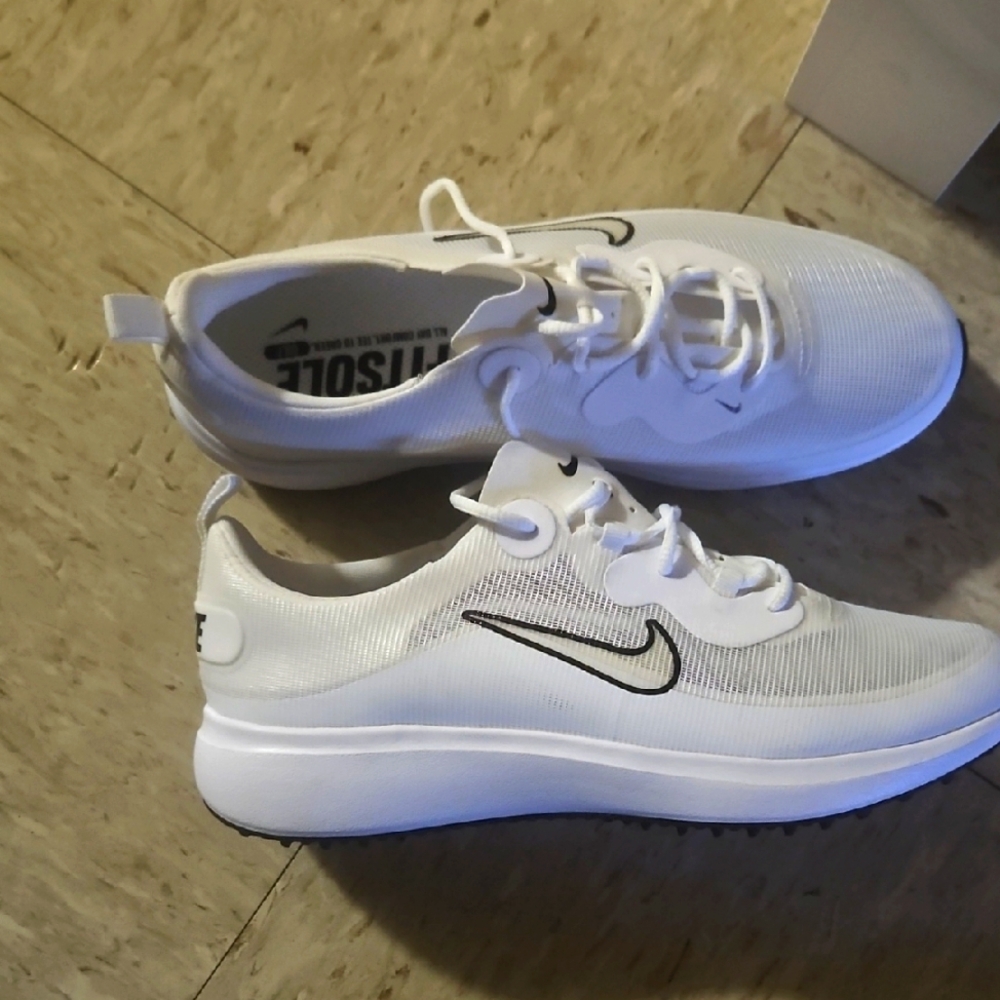 Nike  White and Black Sneakers